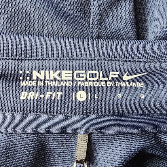NWT Nike Golf Dri-Fit Samuel Adams Navy Blue Polo Shirt Womens Large - Picture 6 of 12